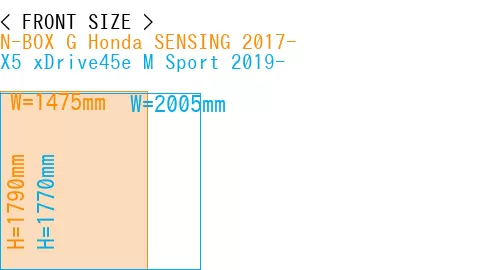 #N-BOX G Honda SENSING 2017- + X5 xDrive45e M Sport 2019-